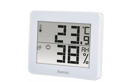 Termometru / higrometru Hama TH-130, memorie date (Alb) 1 Termometru / higrometru Hama TH-130, memorie date (Alb)