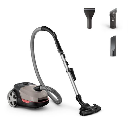 Aspirator cu sac Philips seria 5000 XD5122/10, 900 W, Filtru HEPA, Sac s-bag 4l (Bej/Negru)