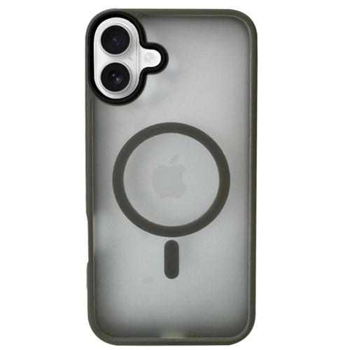 Husa Lemontti Hybrid MagSafe iPhone 16 Plus, Gri 1 Husa Lemontti Hybrid MagSafe iPhone 16 Plus, Gri