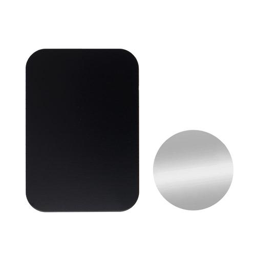 Sticker Metalic OEM pentru suport auto magnetic, Set 2 bucati, Negru 1 Sticker Metalic OEM pentru suport auto magnetic, Set 2 bucati, Negru