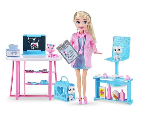Set de joaca Sparkle Girlz Clinica veterinara 1 Set de joaca Sparkle Girlz Clinica veterinara