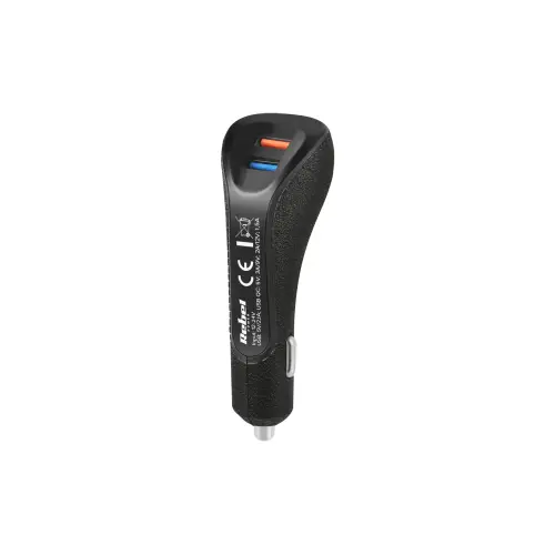 Incarcator auto 2 x USB Rebel, functie Quick Charge 3.0, 5100 mAh, 15 W 1 Incarcator auto 2 x USB Rebel, functie Quick Charge 3.0, 5100 mAh, 15 W