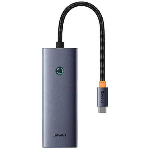 Hub USB-C Baseus UltraJoy, 4 x USB-A 3.0, HDMI (Gri) 1 Hub USB-C Baseus UltraJoy, 4 x USB-A 3.0, HDMI (Gri)