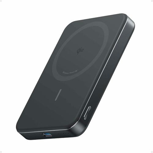 Acumulator extern magnetic Anker MagGo, 10.000 mAh, 15W, MagSafe, 1x USB-C, Ultra-Slim, pentru iPhone 16/15/14/13/12 (Negru) 1 Acumulator extern magnetic Anker MagGo, 10.000 mAh, 15W, MagSafe, 1x USB-C, Ultra-Slim, pentru iPhone 16/15/14/13/12 (Negru)