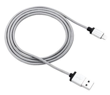 Cablu de date Canyon MFI-3, USB - Lightning, 1m (Gri inchis) 1 Cablu de date Canyon MFI-3, USB - Lightning, 1m (Gri inchis)