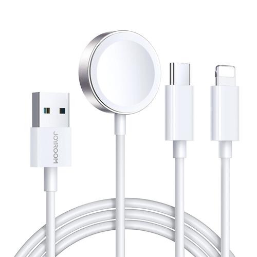 Cablu Incarcare Joyroom S-IW008 pentru Apple Watch Series, 3.5W, Incarcare simultana a 3 dispozitive
