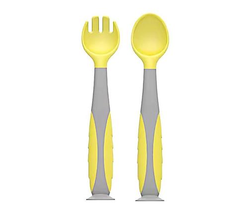 Set lingurita si furculita U-Grow UG-218YE, Galben 1 Set lingurita si furculita U-Grow UG-218YE, Galben
