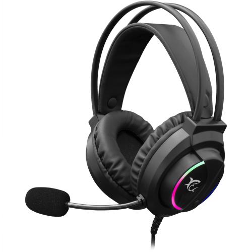 Casti Gaming White Shark WOLF Over-Ear, Stereo, 50mm Driver, Microfon Omnidirectional, Control Volum pe Casca, Cablu 2m, USB, Negru 1 Casti Gaming White Shark WOLF Over-Ear, Stereo, 50mm Driver, Microfon Omnidirectional, Control Volum pe Casca, Cablu 2m, USB, Negru