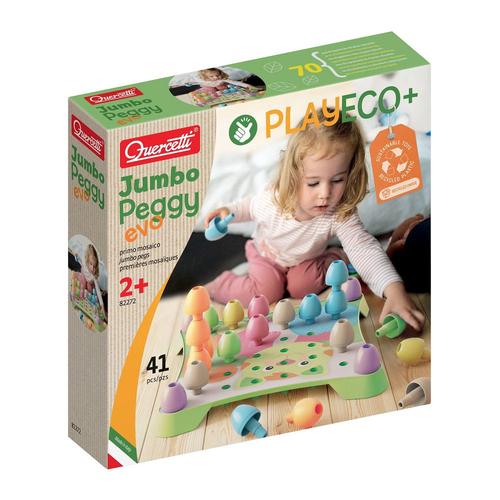 Quercetti Jumbo Peggy Evo Primul Mozaic Eco+ 1 Quercetti Jumbo Peggy Evo Primul Mozaic Eco+