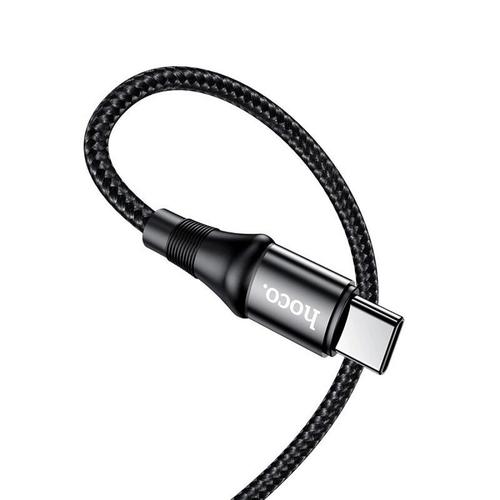Cablu de date Hoco X50, USB Type-C - USB Type-C, 1m, Negru 1 Cablu de date Hoco X50, USB Type-C - USB Type-C, 1m, Negru