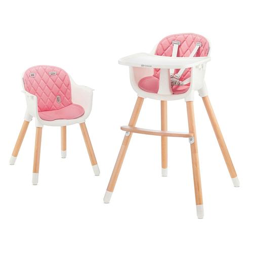 Scaun de masa 2 in 1 Kinderkraft Sienna, tava detasabila, centura in 5 puncte, Roz 1 Scaun de masa 2 in 1 Kinderkraft Sienna, tava detasabila, centura in 5 puncte, Roz