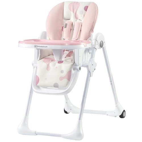 Scaun de masa Kinderkraft Yummy, Greutate maxima suportata 15 Kg, Roz 1 Scaun de masa Kinderkraft Yummy, Greutate maxima suportata 15 Kg, Roz