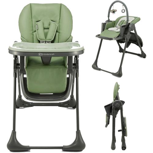 Scaun de masa Kinderkraft Tummie, reglabil, greutate maxima suportata15 Kg, Verde 1 Scaun de masa Kinderkraft Tummie, reglabil, greutate maxima suportata15 Kg, Verde
