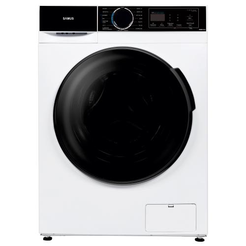 Masina de spalat rufe Samus WSADI-9143, 9 kg, Clasa A, 1400 rpm, 15 programe, Afisaj electronic, Motor inverter, Auto-echilibrare tambur (Alb)