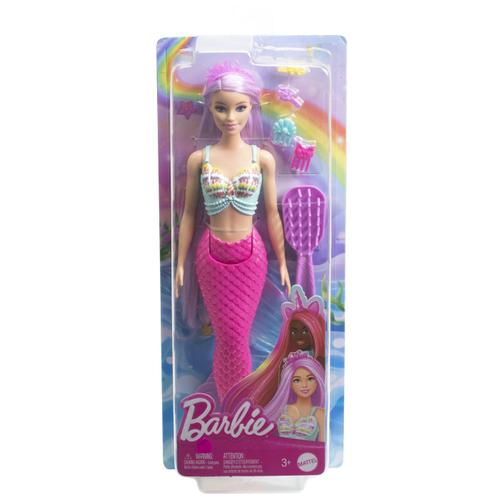 Papusa Barbie Dreamtopia - Sirena cu par mov si coada roz 1 Papusa Barbie Dreamtopia - Sirena cu par mov si coada roz