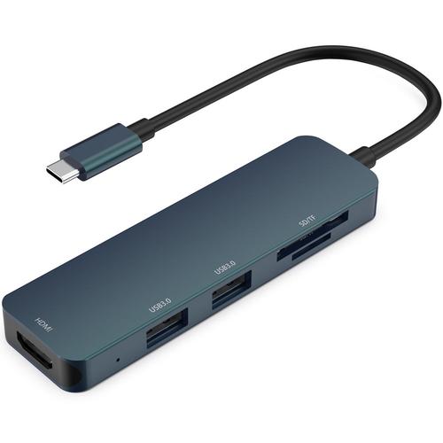 HUB USB HP DHC-CT203, 2 x USB, HDMI, slot card SD/TF (Negru) 1 HUB USB HP DHC-CT203, 2 x USB, HDMI, slot card SD/TF (Negru)