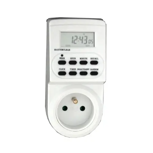 Priza programabila digitala, temporizator, 2300W