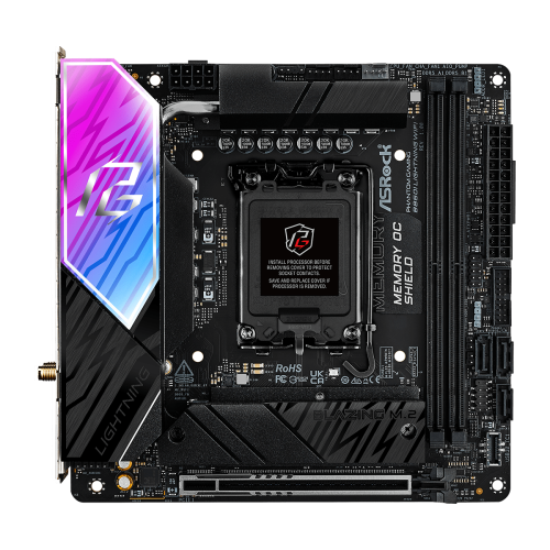Placa de baza ASRocK Phantom Gaming B860I Lightning WiFi, Intel B860, Socket 1851, mITX