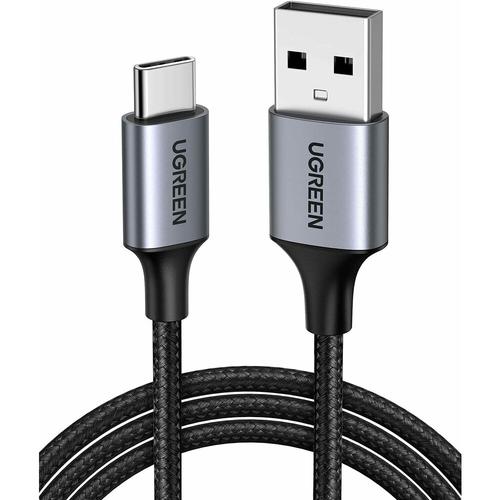 Cablu Ugreen USB-C USB-A 2.0, invelis aluminiu, 1m, Negru 1 Cablu Ugreen USB-C USB-A 2.0, invelis aluminiu, 1m, Negru