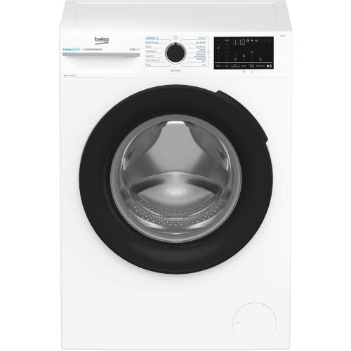 Masina de spalat rufe Beko BM3WFSU49415WB, 9 kg, 1400 rpm, Clasa A, Motor ProSmart Inverter, ColdWash, SteamCure (Alb)