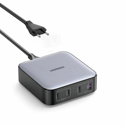 Statie de incarcare Ugreen Nexode 100W, GaN, 3x USB-C, 1x USB-A, PPS, QC4+, Gri 1 Statie de incarcare Ugreen Nexode 100W, GaN, 3x USB-C, 1x USB-A, PPS, QC4+, Gri