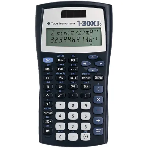 Calculator stiintific Texas Instruments TI-30XS II, afisaj cu 2 linii 1 Calculator stiintific Texas Instruments TI-30XS II, afisaj cu 2 linii