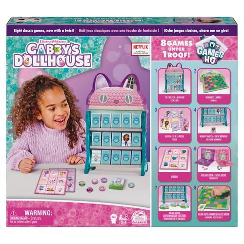Joc Gabby's Dollhouse Games HQ, 8 in 1 1 Joc Gabby's Dollhouse Games HQ, 8 in 1