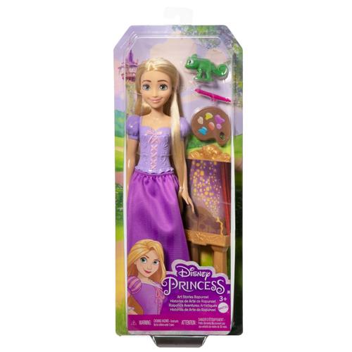 Papusa Disney Princess Rapunzel pictorita 1 Papusa Disney Princess Rapunzel pictorita