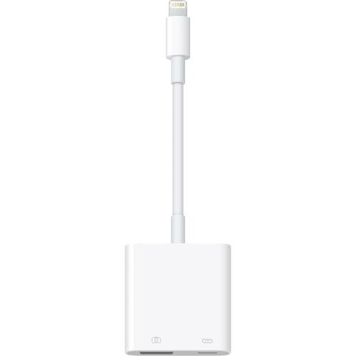Adaptor camera Apple MX5J3ZM/A, Lightning la USB 3 (Alb) 1 Adaptor camera Apple MX5J3ZM/A, Lightning la USB 3 (Alb)