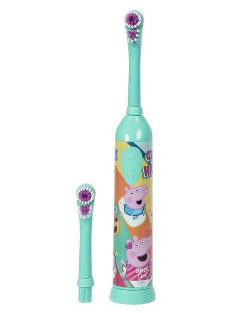 Periuta de dinti electrica Peppa Pig KAR0004, cu baterii, cap de rezerva, Verde 1 Periuta de dinti electrica Peppa Pig KAR0004, cu baterii, cap de rezerva, Verde