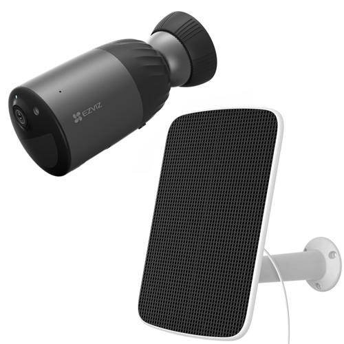 KIT Camera de supraveghere Smart EZVIZ eLife BC1C 2K Plus, outdoor, baterie 10400 mAh, Smart IR (Alb) + Panou Solar-D 1 KIT Camera de supraveghere Smart EZVIZ eLife BC1C 2K Plus, outdoor, baterie 10400 mAh, Smart IR (Alb) + Panou Solar-D
