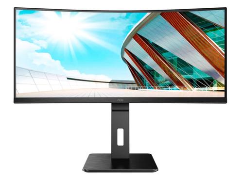 Monitor VA LED AOC 34inch CU34P2A, 3440 x 1440, HDMI, DisplayPort, Boxe, Ecran Curbat, 100 Hz, 1 ms (Negru) 1 Monitor VA LED AOC 34inch CU34P2A, 3440 x 1440, HDMI, DisplayPort, Boxe, Ecran Curbat, 100 Hz, 1 ms (Negru)