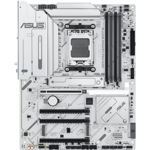 Placa de baza ASUS X870 MAX GAMING WIFI7 W, AMD X870, AM5, ATX, DDR5