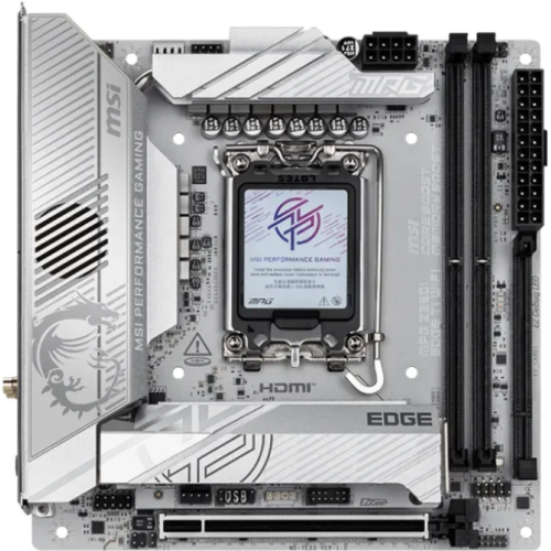 Placa de baza MSI MPG Z890I EDGE TI WIFI, DDR5, mITX, LGA 1851, Intel Z890