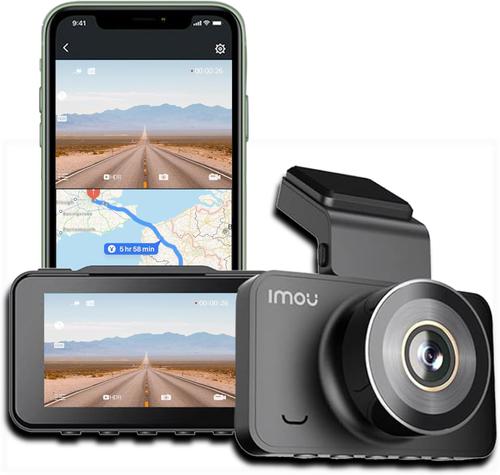 Camera video auto IMOU S800, 4K UHD (3840x2160), 30 fps, Ecran 3inch, Unghi de vizualizare 123 grade, Microfon si difuzor incorporat, IP52 (Negru) 1 Camera video auto IMOU S800, 4K UHD (3840x2160), 30 fps, Ecran 3inch, Unghi de vizualizare 123 grade, Microfon si difuzor incorporat, IP52 (Negru)