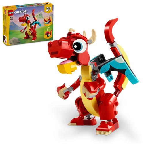 LEGO® Creator 3 in 1 - Dragon rosu 31145, 149 piese 1 LEGO® Creator 3 in 1 - Dragon rosu 31145, 149 piese