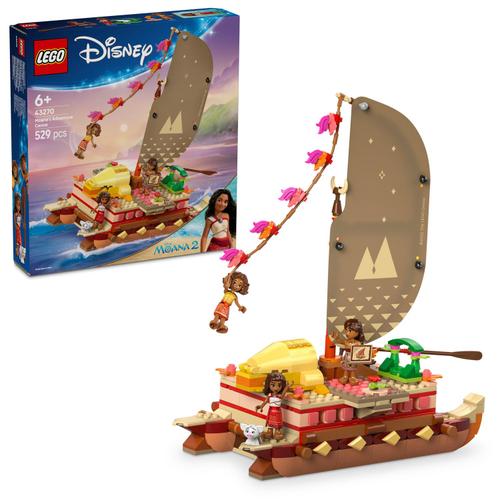 LEGO® Disney Princess - Canoea de aventura a Moanei 43270, 529 piese 1 LEGO® Disney Princess - Canoea de aventura a Moanei 43270, 529 piese