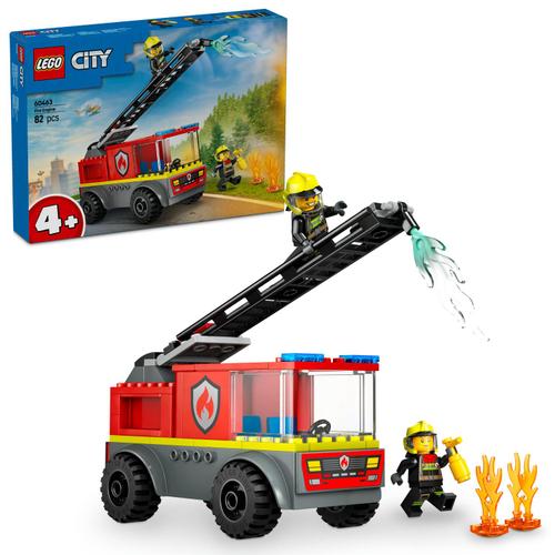 LEGO® City - Autospeciala de pompieri cu scara 60463, 82 piese 1 LEGO® City - Autospeciala de pompieri cu scara 60463, 82 piese