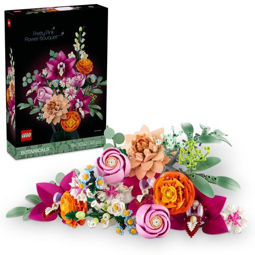LEGO® Botanicals - Frumos buchet de flori roz 10342, 749 piese 1 LEGO® Botanicals - Frumos buchet de flori roz 10342, 749 piese