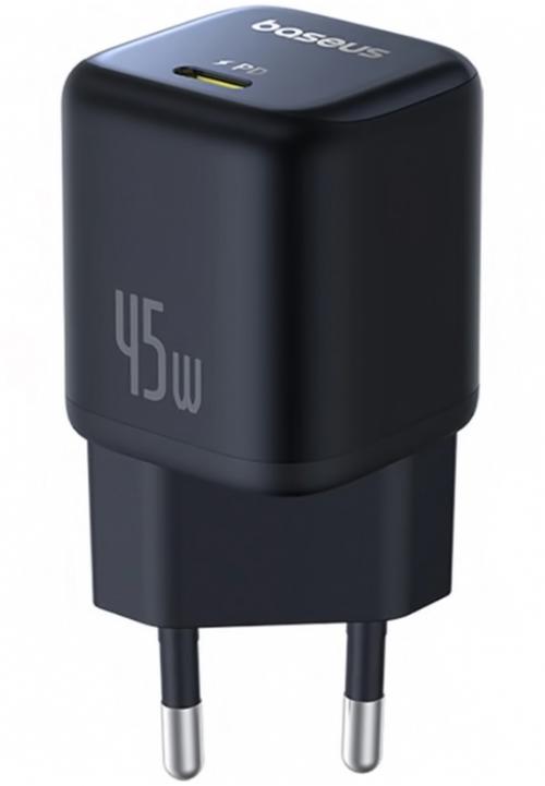 Incarcator Retea Baseus PicoGo P10176800123-00, 45W, 3A, 1 x USB-C (Negru) 1 Incarcator Retea Baseus PicoGo P10176800123-00, 45W, 3A, 1 x USB-C (Negru)