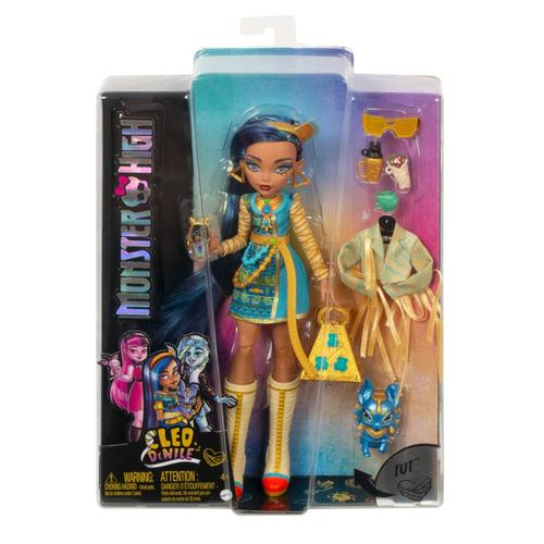Papusa Monster High Cleo Denile, cu animalut si accesorii 1 Papusa Monster High Cleo Denile, cu animalut si accesorii