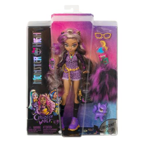Papusa Monster High Clawdeen Wolf, cu animalut si accesorii 1 Papusa Monster High Clawdeen Wolf, cu animalut si accesorii