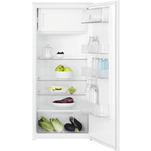 Frigider cu doua usi Electrolux LFB3AE12S, 188 l, Usa reversibila, Control electronic, Clasa E, H 122 cm (Alb)