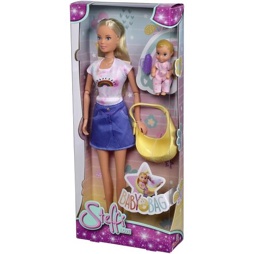 Papusa Steffi Love Baby Bag, 29 cm, cu accesorii 1 Papusa Steffi Love Baby Bag, 29 cm, cu accesorii