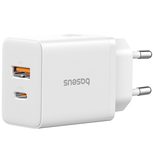 Incarcator Retea Baseus Cube P10111403213-00, 20W, 3A, 1 x USB-A, 1 x USB-C, Alb 1 Incarcator Retea Baseus Cube P10111403213-00, 20W, 3A, 1 x USB-A, 1 x USB-C, Alb