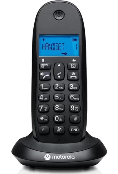 Telefon fix fara fir Motorola C1001CB+ (Negru) 1 Telefon fix fara fir Motorola C1001CB+ (Negru)