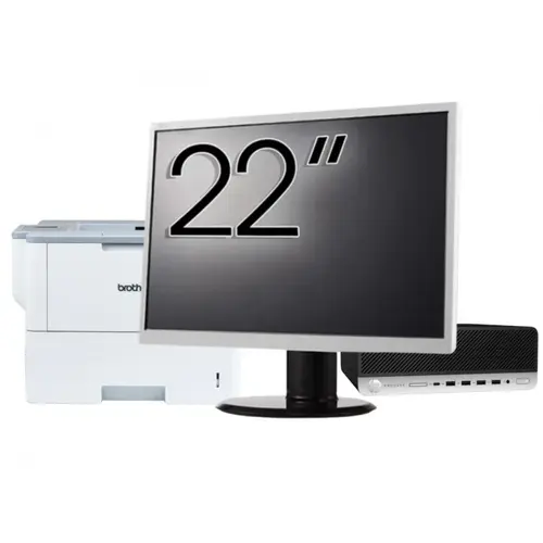 Pachet Calculator refurbished HP ProDesk 600 G3 SFF, Intel Core i3-7100 3.90GHz, 8GB DDR4, 240GB SSD + Monitor 22" & Imprimanta Brother HL-L6300DW 1 Pachet Calculator refurbished HP ProDesk 600 G3 SFF, Intel Core i3-7100 3.90GHz, 8GB DDR4, 240GB SSD + Monitor 22" & Imprimanta Brother HL-L6300DW