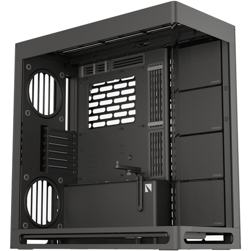 Carcasa HAVN HS 420 PGW-CH-HVN-006, Middle Tower, E-ATX, Negru