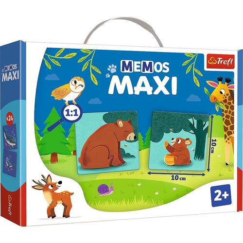 Joc memorie Trefl Maxi - Animale: Parinti si copii 1 Joc memorie Trefl Maxi - Animale: Parinti si copii