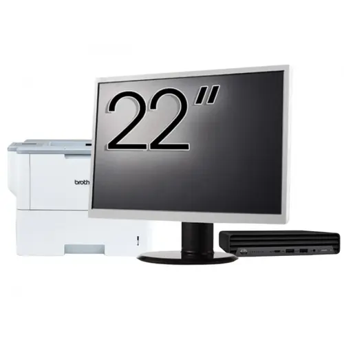 Pachet Calculator refurbished HP ProDesk 400 G6 Mini, Intel Core i5-10500T 2.30 - 3.80GHz, 8GB DDR4, 256GB SSD + Monitor 22" & Imprimanta Brother HL-L6300DW 1 Pachet Calculator refurbished HP ProDesk 400 G6 Mini, Intel Core i5-10500T 2.30 - 3.80GHz, 8GB DDR4, 256GB SSD + Monitor 22" & Imprimanta Brother HL-L6300DW